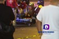 Motociclista se estrelló contra vehículo en semáforo