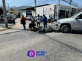 Motociclista se impacta contra vehículo