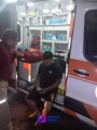 Motociclista sobrevive tras accidente en bache de la Calle Guadalajara.