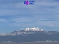 Popocatépetl e  Iztaccíhuatl regalan hermosa postal.