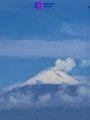 Popocatépetl e  Iztaccíhuatl regalan hermosa postal.