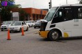 Problemas persistentes en el transporte urbano: Otro "chatarrabus" se descompone