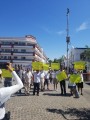 Realizan una manifestación pacífica contra el verificentro