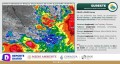 Se prevén lluvias intensas en ocho estados de México.