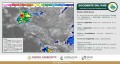 SMN monitorea dos zonas de baja presión con potencial ciclónico.