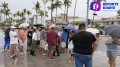 Vecinos y comerciantes bloquean Avenida México en protesta por condiciones de calle San Salvador.