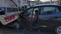 Vehículo se impacta contra una pipa del ayuntamiento