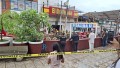 Voraz incendio en tienda El Bodegón en delegación del Pitillal