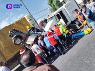 Tráiler sin frenos embiste a 10 vehículos en la autopista México-Puebla