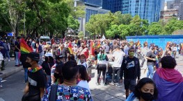 43 marcha LGBTTTIQA+ por el abasto de antirretrovirales