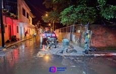 Al menos 15 viviendas afectadas por desbordamiento de río en El Tuito