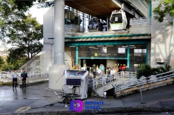 Caída del teleférico en Colombia deja un fallecido