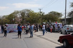 Cerraron la avenida en sentido norte a sur