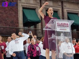Claudia Sheinbaum culmina su campaña en el Zócalo de la CDMX