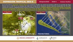 Depresión Tropical llega a costas de Jalisco