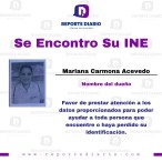 Encuentran credencial de trabajo del hotel Sunscape.