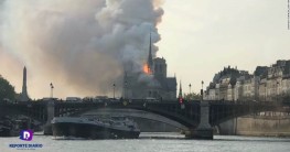 Fuego en Notre Dame