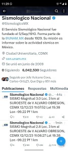 Fueron tres sismos los que se sintieron esta mañana en distintas zonas de CDMX