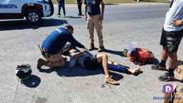 Fuerte choque sobre la carretera 200, en la altura de el cruce de las juntas