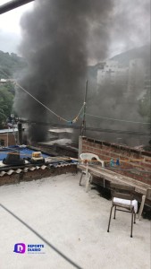 Incendio en la colonia El Caloso.