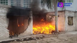 Incendio en oficinas de Sistecozome a un costado de la Fiscalía