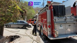 Incendio en vivienda de la Colonia La Herradura