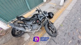 Joven motociclista herido tras accidente en el centro de Puerto Vallarta