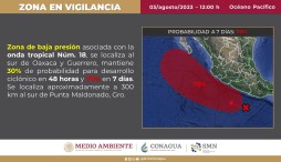 Onda tropical con probabilidad de trasformarse en Ciclón