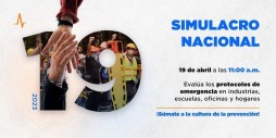 Participa mañana, 19 de abril en el #SimulacroNacional.