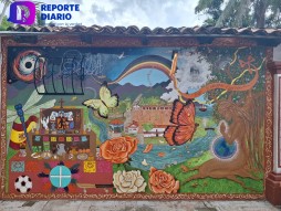 Pintan Mural en recuerdo a Curro, niño que murió en derrumbe de edificio en puente del Cuale.