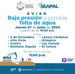 Reparará SEAPAL línea de bombeo de la Galería 3.