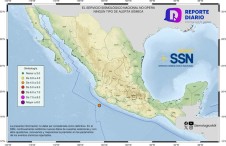 Se registra Sismo magnitud 4.8 en Manzanillo Colima.