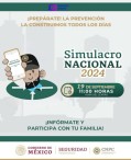 ¡Tómalo en cuenta! Mañana hay simulacro nacional