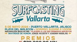 Todo listo para el 7 Torneo de pesca de orilla Surfcasting Vallarta.