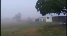 Amanece la Bahía de Banderas con niebla