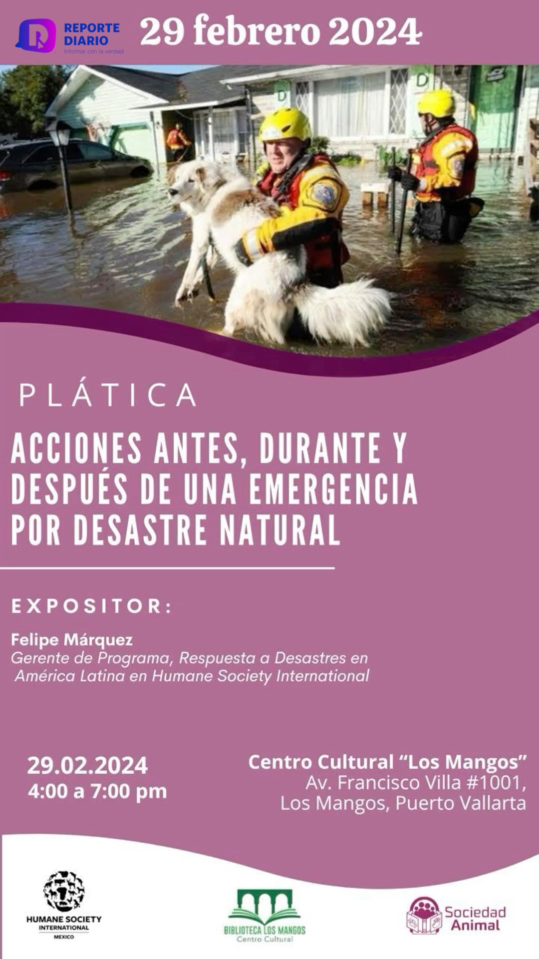 Se Realizará La Plática Acciones Antes Durante Y Después De Una Emergencia Por Desastre 7507