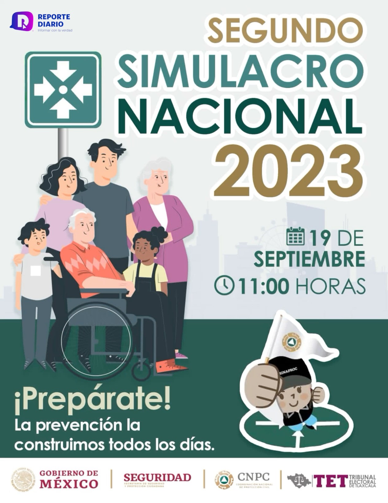Segundo Simulacro Nacional 2023 Reporte Diario Vallarta